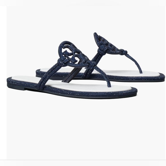 Tory Burch Miller Knotted Pavé Knotted Thong Sandal (Women) - Picture 1 of 7
